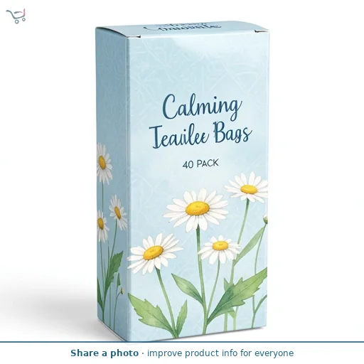 Delicate & Calming Camomile Tea Bags 40 Pack