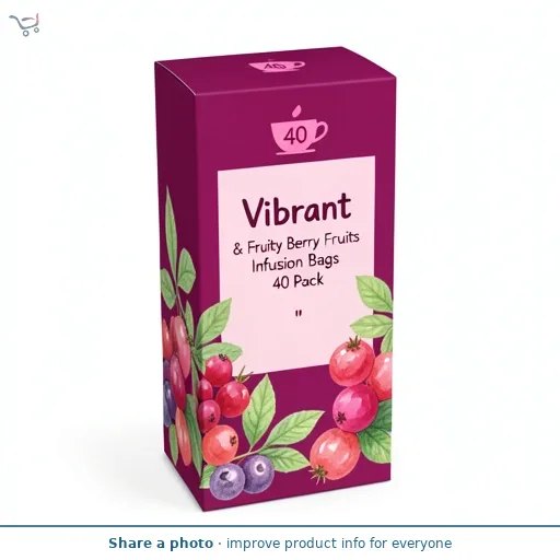 Vibrant & Fruity Berry Fruits Infusion Bags 40 Pack