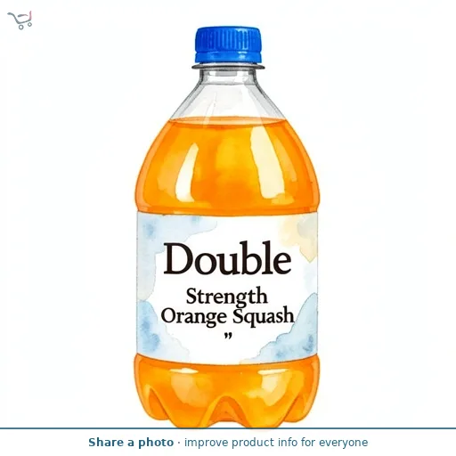 Double Strength Orange Squash