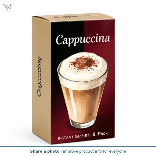 Cappuccino Instant Sachets 8 Pack