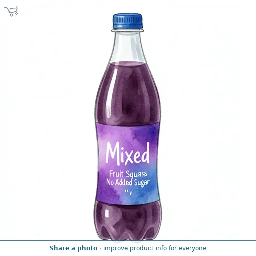 Mixed Fruit Squash No Added Sugar