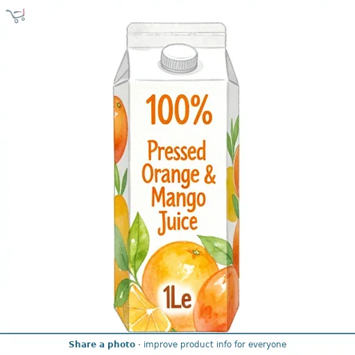 100% Pressed Orange & Mango Juice