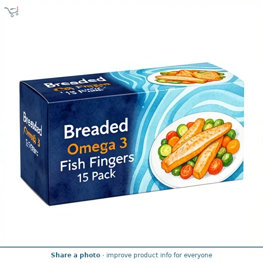 Breaded Omega 3 Fish Fingers 15 Pack