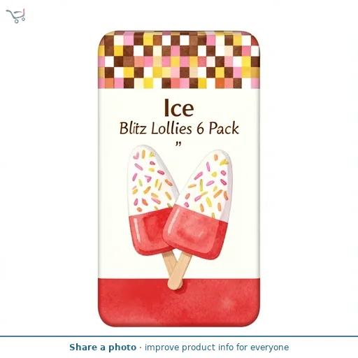 Ice Blitz Lollies 6 Pack