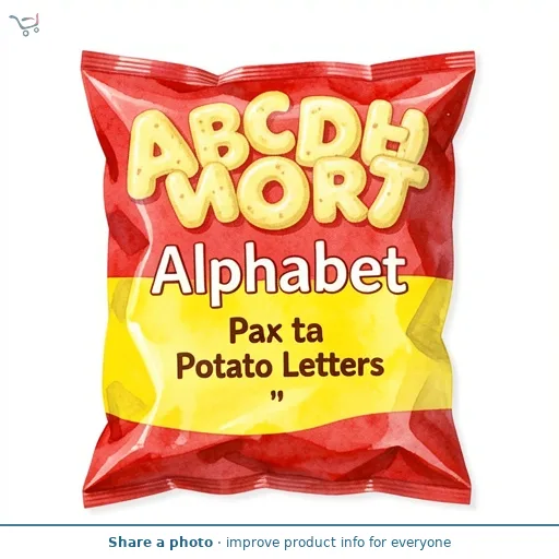 Alphabet Potato Letters
