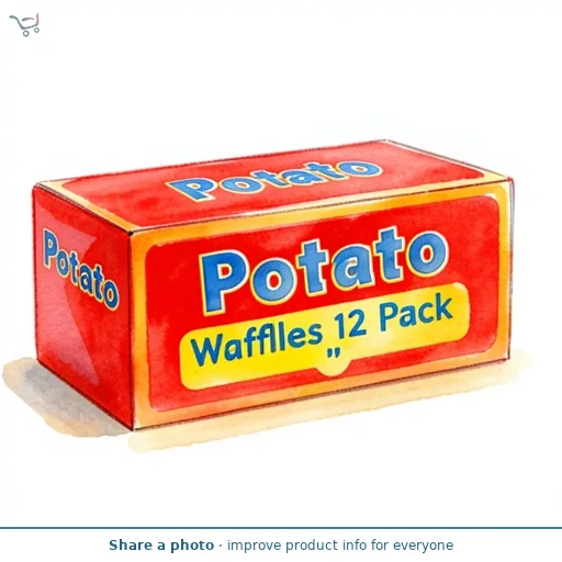 Potato Waffles 12 Pack