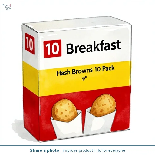 Breakfast Hash Browns 10 Pack