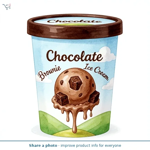 Chocolate Brownie Ice Cream