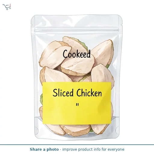 Cooked Sliced Chicken