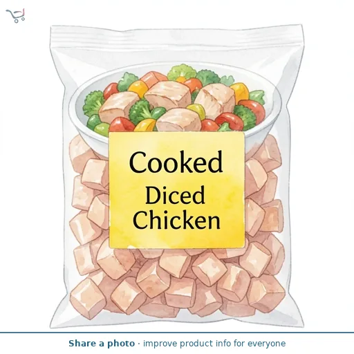 Cooked Diced Chicken