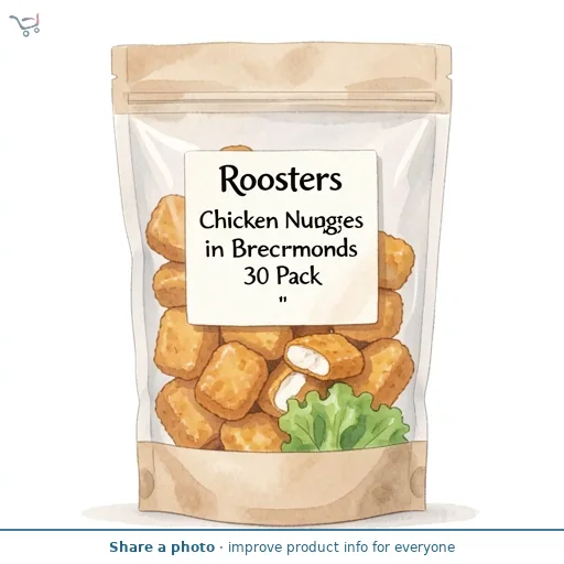 Chicken Nuggets in Breadcrumbs 30 Pack