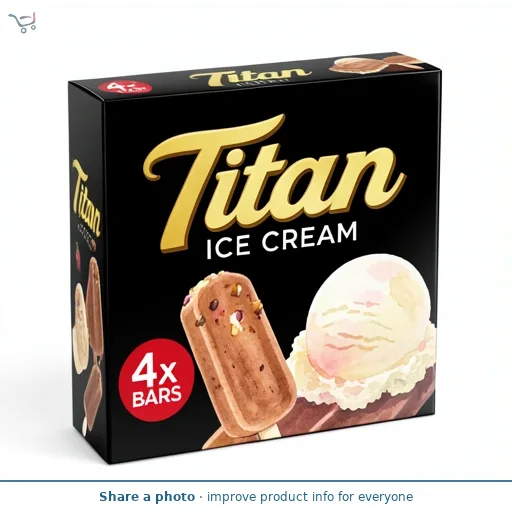Titan Ice Cream Bars 4 Pack