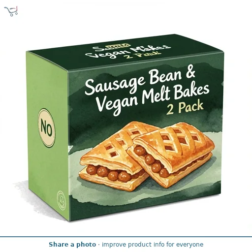No Sausage Bean & Vegan Melt Bakes 2 Pack