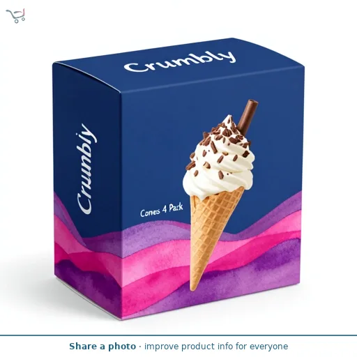 Crumbly Cones 4 Pack