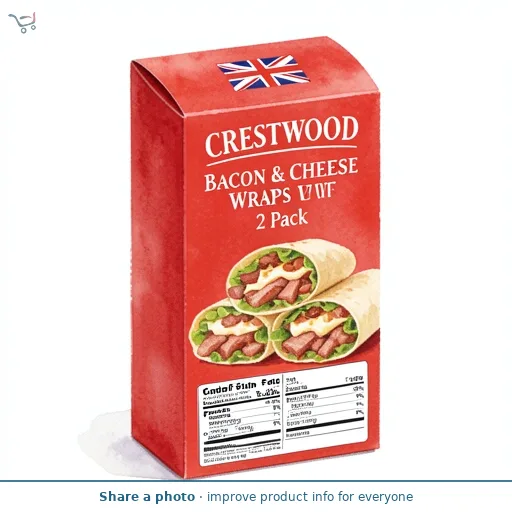 Bacon & Cheese Wraps 2 Pack