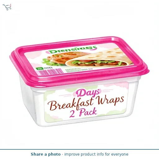 All Day Breakfast Wraps 2 Pack