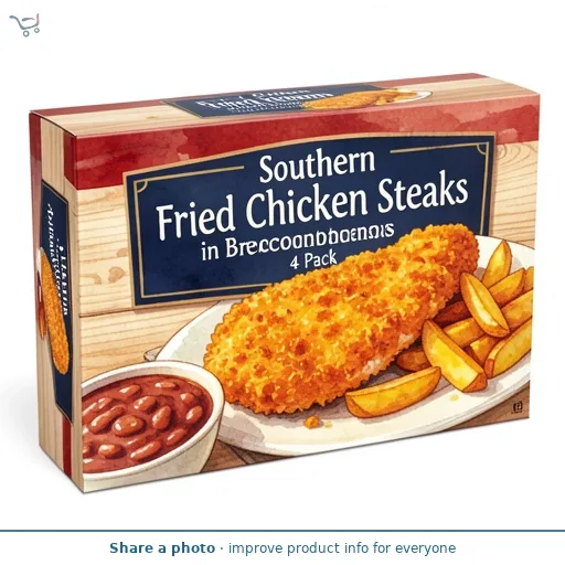 Southern Fried Chicken Steaks in Breadcrumbs 4 Pack
