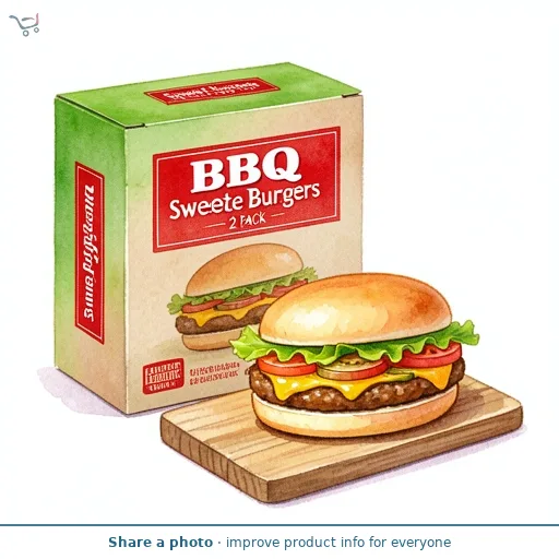 BBQ Sweet Potato Burgers 2 Pack