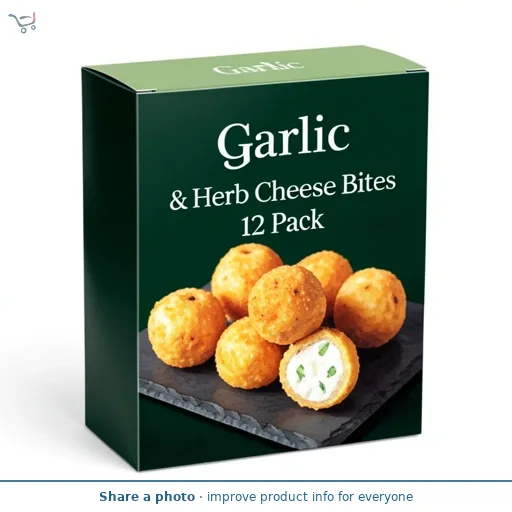 Garlic & Herb Cheese Bites 12 Pack