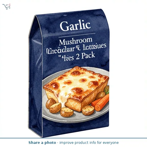 Garlic Mushroom & Cheddar Lattices 2 Pack