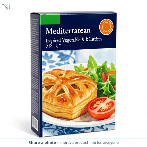 Mediterranean Inspired Vegetable & Pesto Lattices 2 Pack