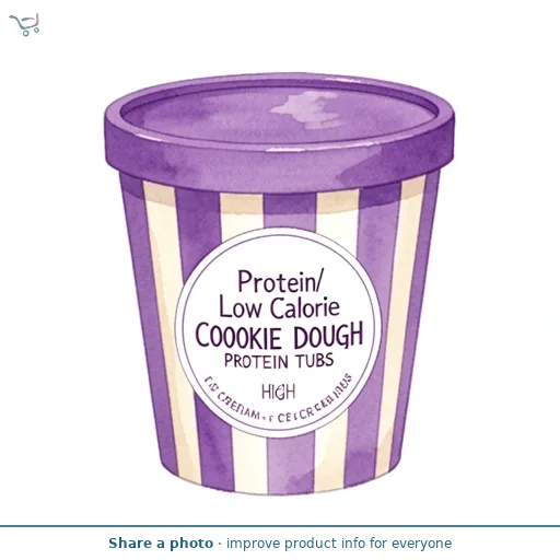 High Protein/Low Calorie Cookie Dough Protein Tubs