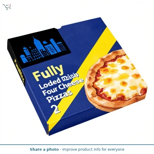 Fully Loaded Deep Dish Four Cheese Pizzas 2 Pack