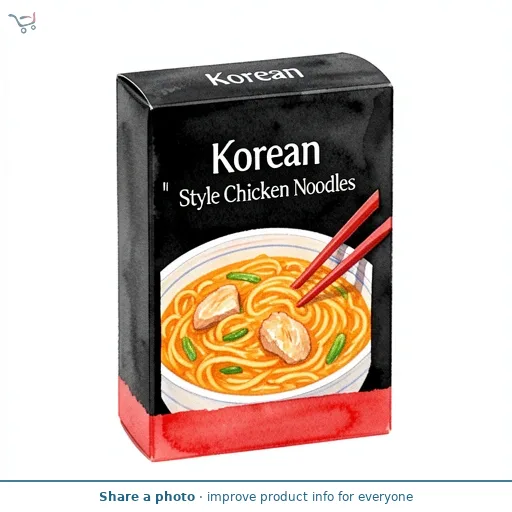 Korean Style Chicken Noodles