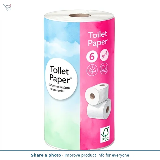 Standard Toilet Paper 6 Pack