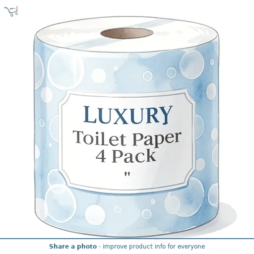 Luxury Toilet Paper 4 Pack