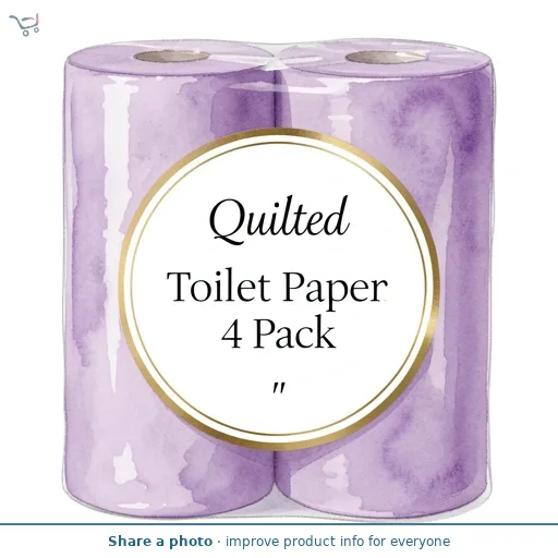 Quilted Toilet Paper 4 Pack