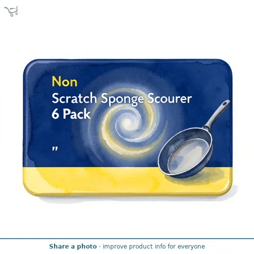 Non Scratch Sponge Scourer 6 Pack