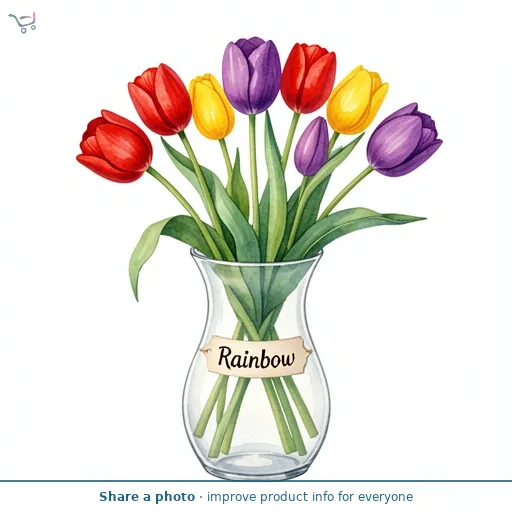 Rainbow Tulips
