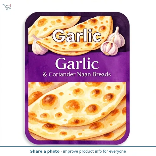 Garlic & Coriander Naan Breads