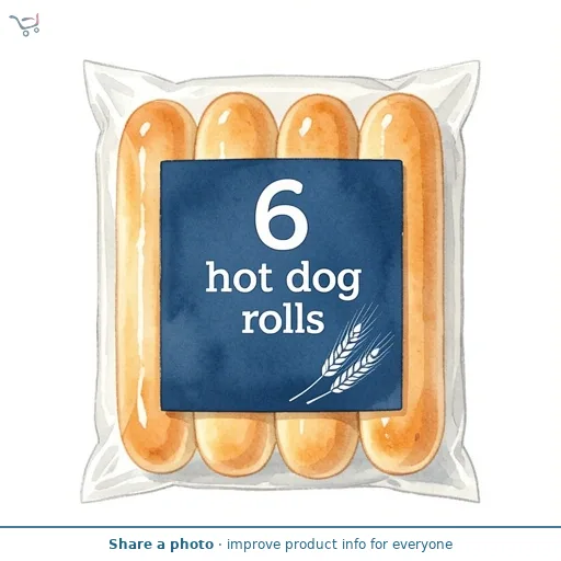 Hot Dog Rolls 6 Pack