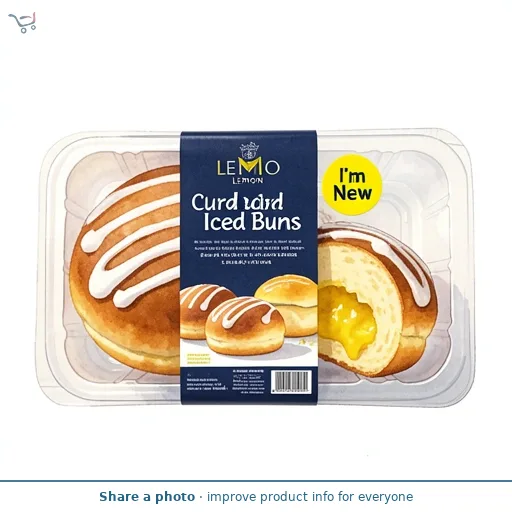 Lemon Curd Iced Buns