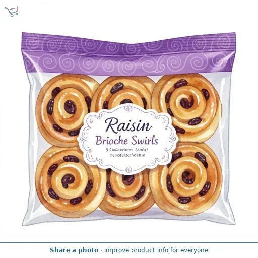 Raisin Brioche Swirls