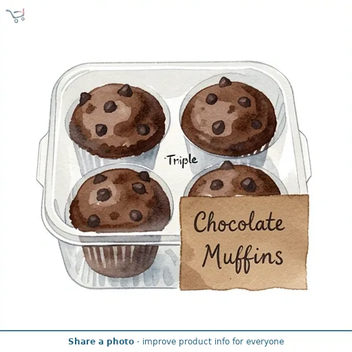 Triple Chocolate Muffins