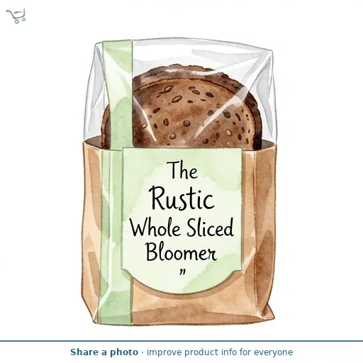 The Rustic Wholemeal Sliced Bloomer