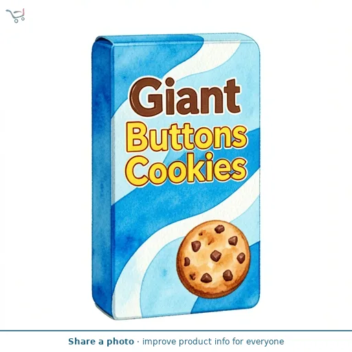 Giant Buttons Cookies