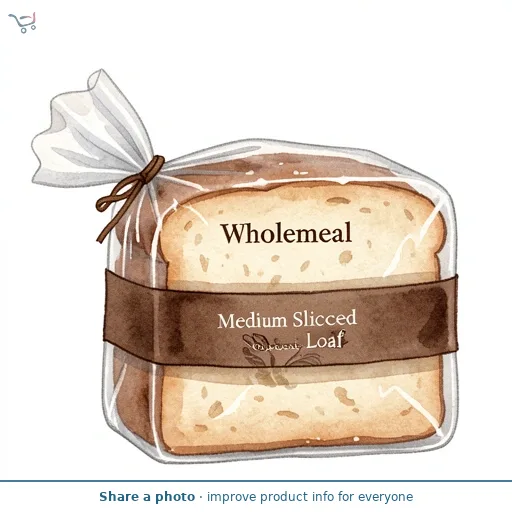 Wholemeal Medium Sliced Loaf