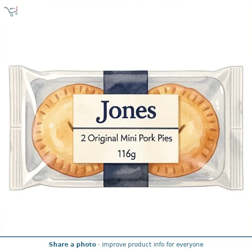 Jones 2 Original Mini Pork Pies 116g