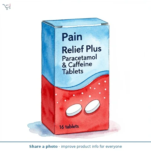 Pain Relief Plus Paracetamol & Caffeine Tablets