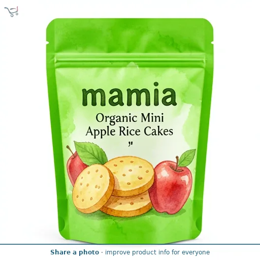 Organic Mini Apple Rice Cakes