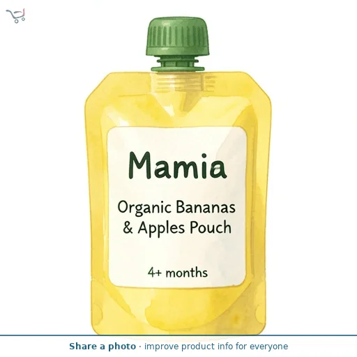 Organic Bananas & Apples Pouch