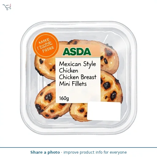 ASDA ASDA Mexican Style Chicken Breast Mini Fillets 160g