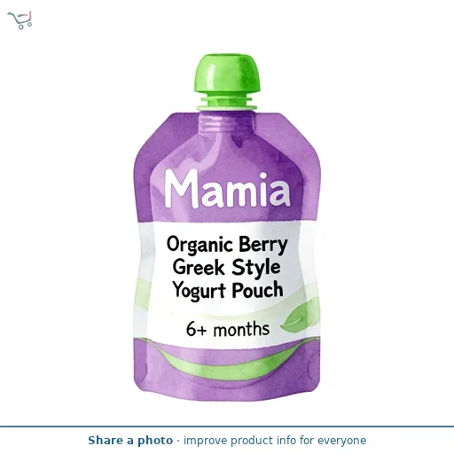 Organic Berry Greek Style Yogurt Pouch