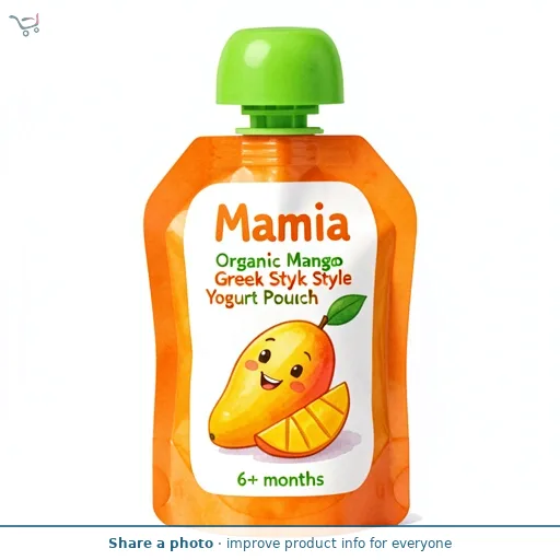 Organic Mango Greek Style Yogurt Pouch