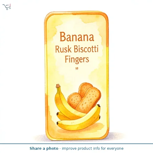 Banana Rusk Biscotti Fingers