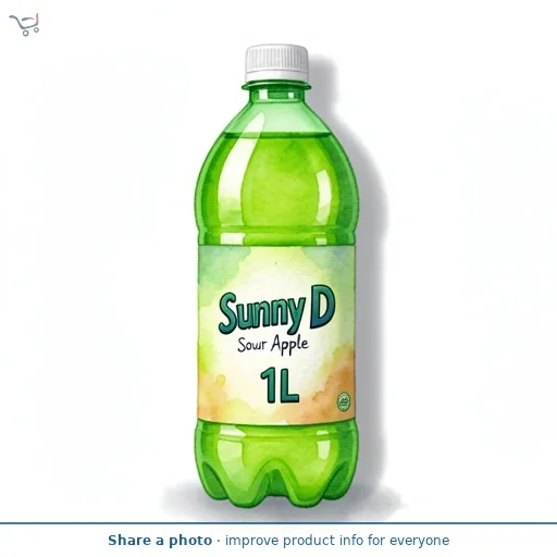 Sunny D Sour Apple 1L